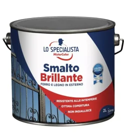 Smalti A Solvente-Smalto solvente brillante 2 lt. bianco