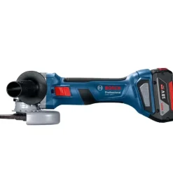 Bosch Smerigliatrice angolare a batteria gws 18v-7 125mm con 2 batterie 18v 4ah professionale blu Clearance