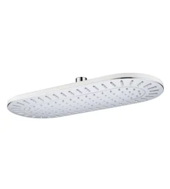 Soffione per doccia, forma ovale, sistema anti calcare Best