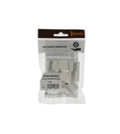 Sottopiede a pinza bianco ø 18 - 20 mm. con perno 8 pz. Outlet