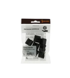 Sottopiede a pinza nero ø 18 - 20 mm. con perno 8 pz. Best