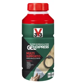 V33 Super sverniciatore gel express multisupporto - trasparente - 0,5 litri Outlet