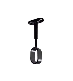 Supporti centrali per tubo ovale - nero Sale