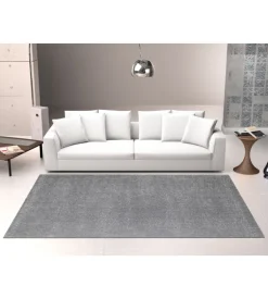 Tappeto "milano" tinta unita grigio, 200x300 cm Clearance