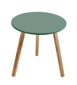 Tavolino salotto "lizzy" verde in bamboo, ø40 cm Best