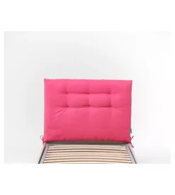 Testiera singola in tessuto trapuntato "soffy" fucsia 90 cm Outlet