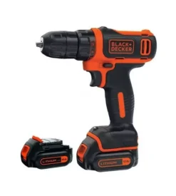 Black+Decker Trapani E Avvitatori-Trapano avvitatore a batteria compatto "bdcdd12kb-qw" 2 batterie 10,8v 1,5ah