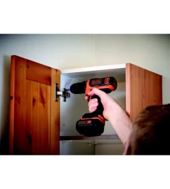 Black+Decker Trapani E Avvitatori-Trapano avvitatore a batteria compatto "bdcdd12kb-qw" 2 batterie 10,8v 1,5ah