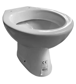 Idro-Bric Vaso wc a terra in ceramica "serie idro" bianco Clearance